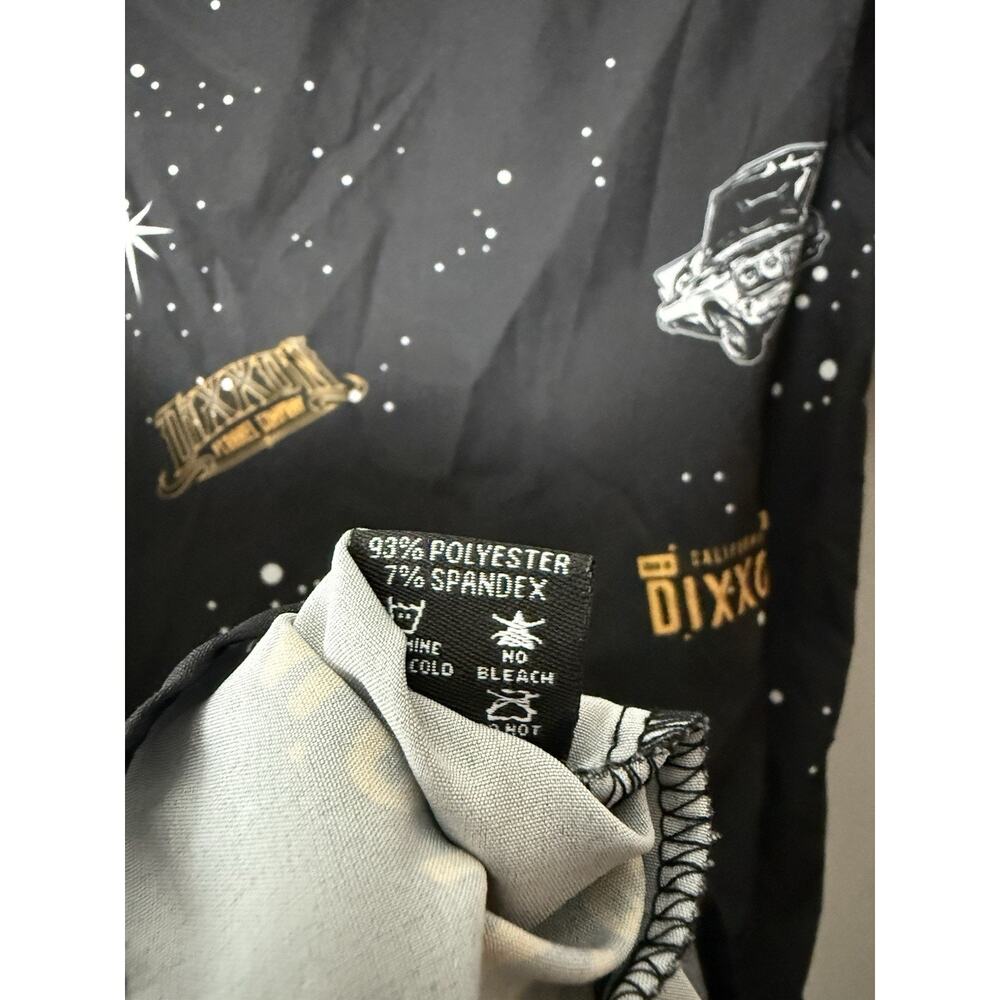 Dixxon Impala S/S Women’s SMALL Button Down Party Shirt D-lite Stretch Fabric - Picture 4 of 4